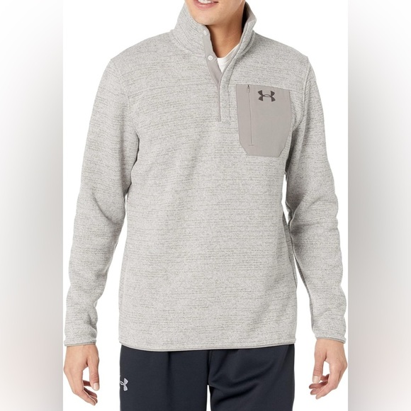 Men’s Under Armour Quarter Snap Up Pullover - Picture 1 of 8